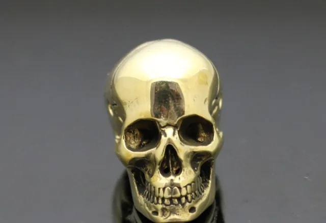Copper Brass Polishing Skull Head DIY Pendant Brass - Shop at LoveMi