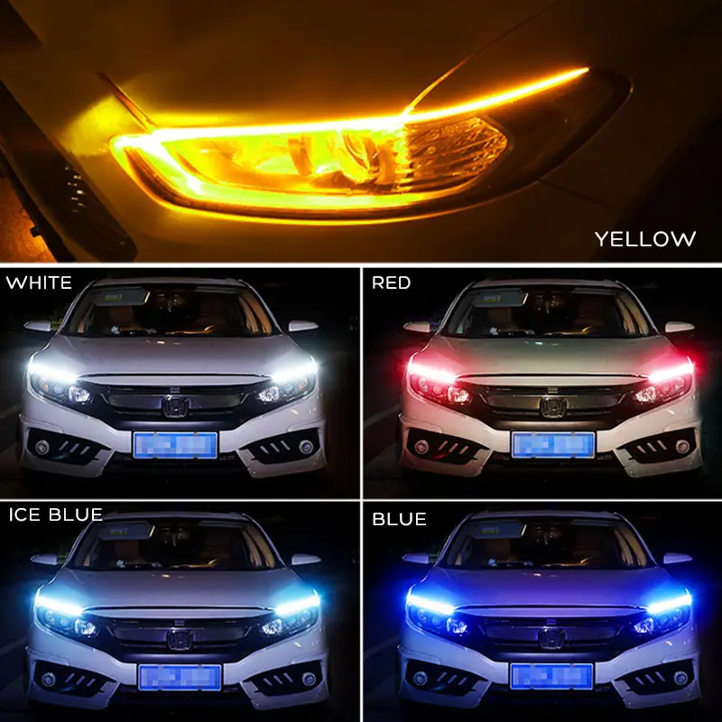 Car Light Turn Signal Led Strip Daytime