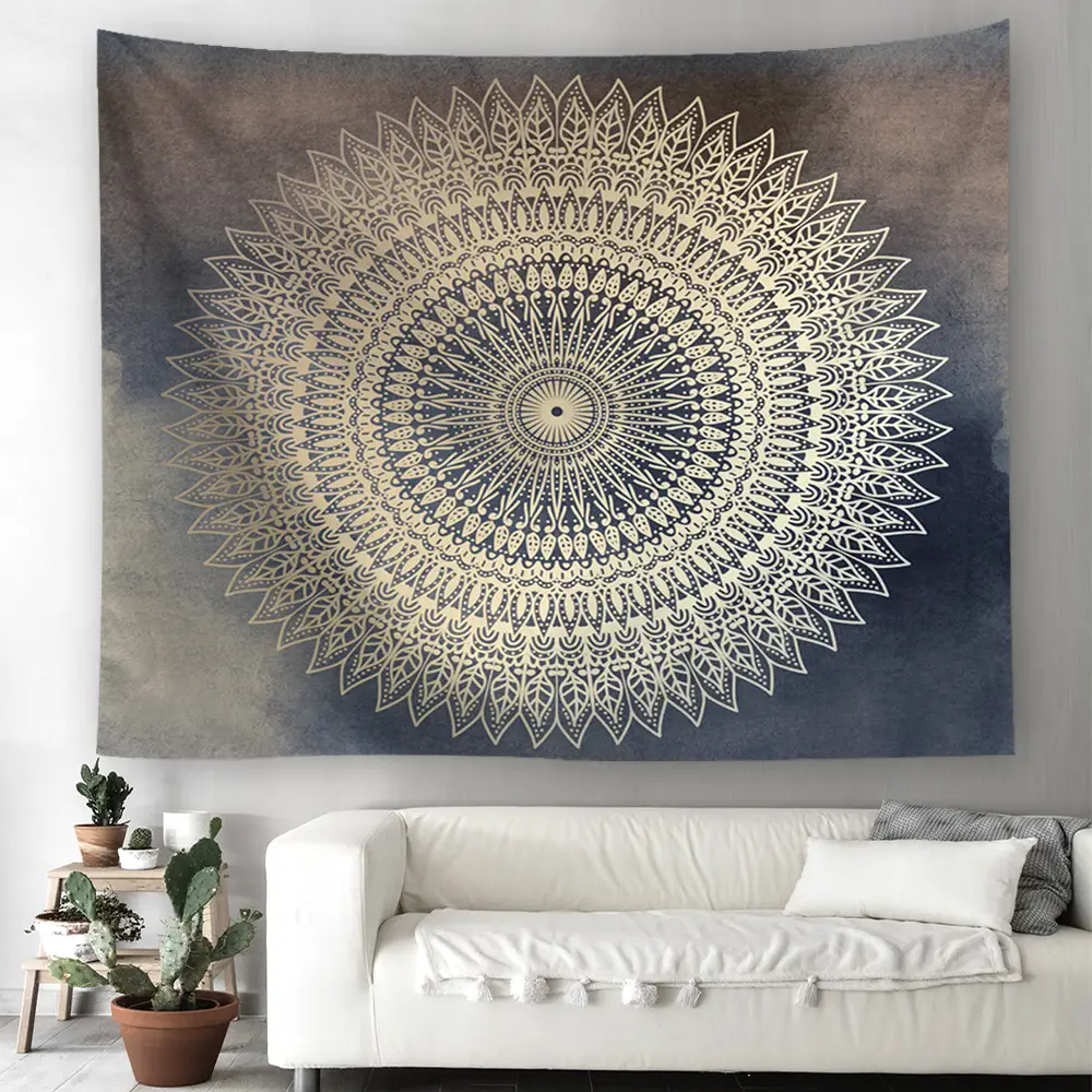 Mandala Floral Beach Towel