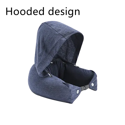U-shaped pillow latex neck pillow - Navy A