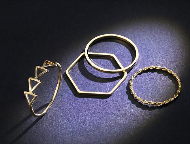 Thin ring female simple index finger ring tail ring