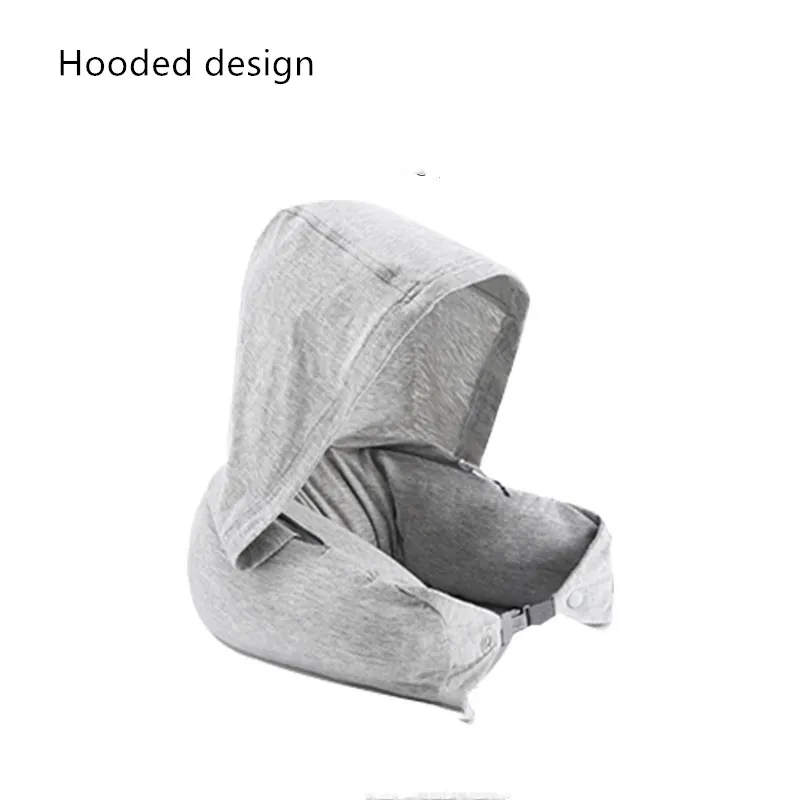 U-shaped pillow latex neck pillow - Grey A