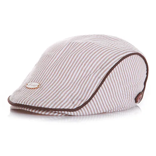 Kids peak cap sun hat - Coffee