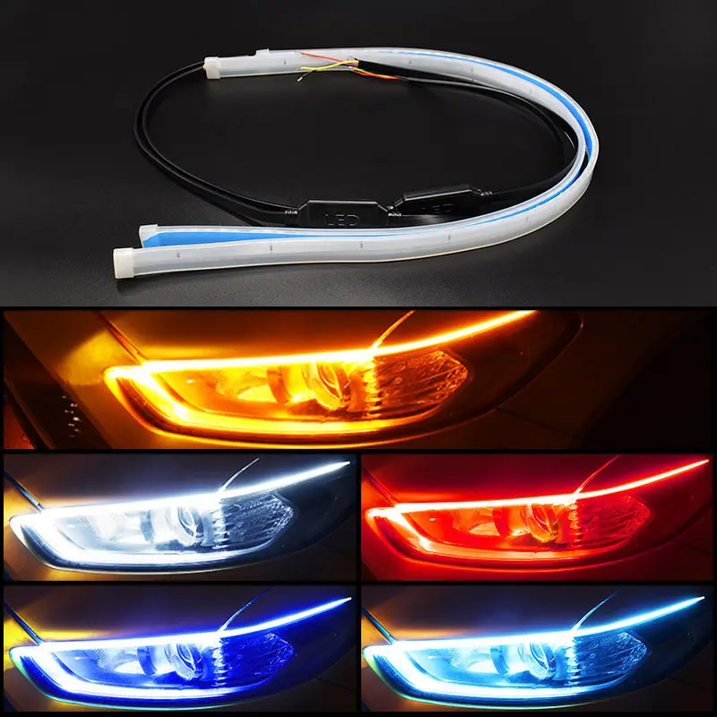 Car Light Turn Signal Led Strip Daytime