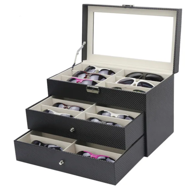 Storage pu leather display box Black - Shop at LoveMi