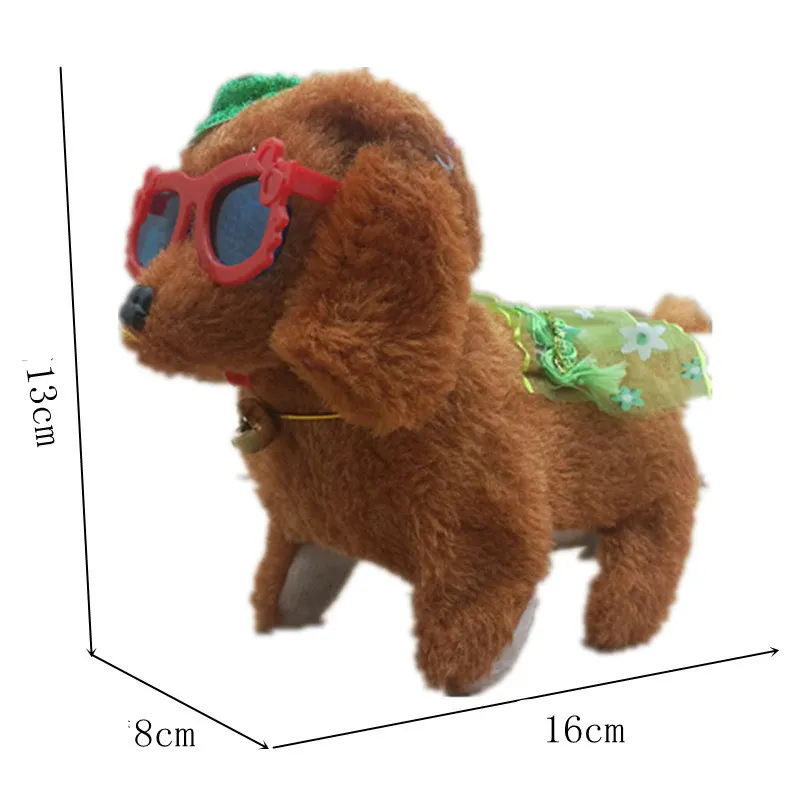 Electronic robot dog simulation teddy walking rope puppy – image 8