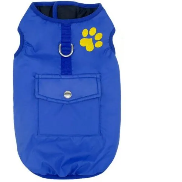 Winter Cotton Coat Pet Dog Clothes Blue - Shop at LoveMi