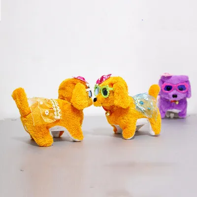 Electronic robot dog simulation teddy walking rope puppy – image 4