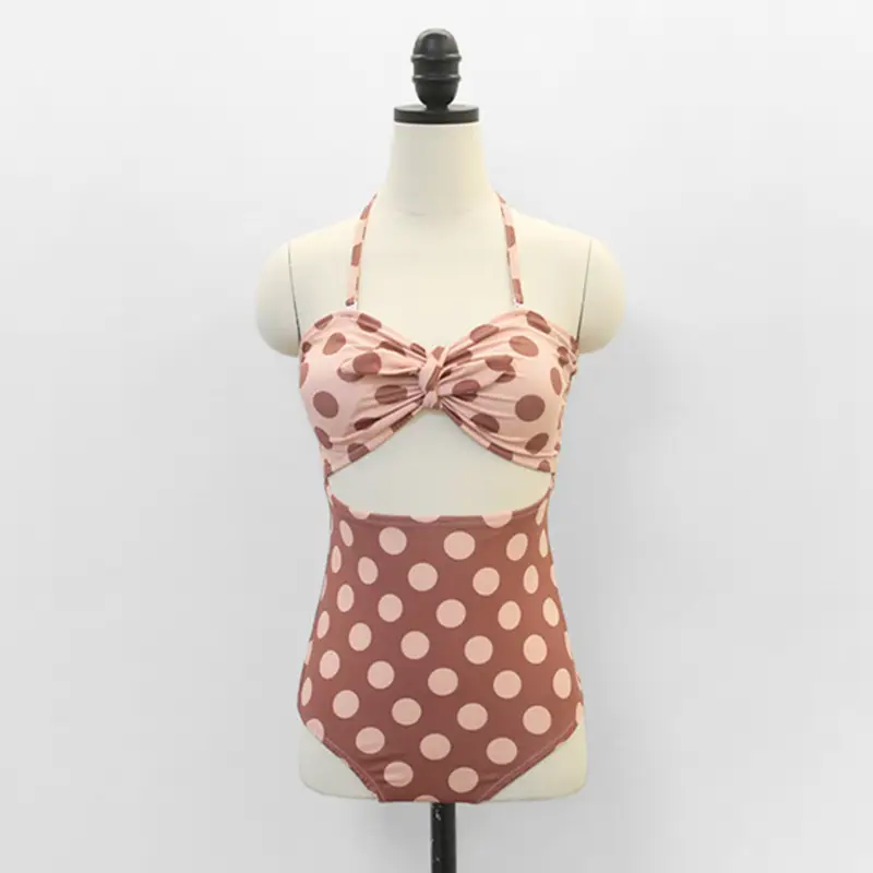 Bikini high waist cover belly show thin one-piece swimsuit