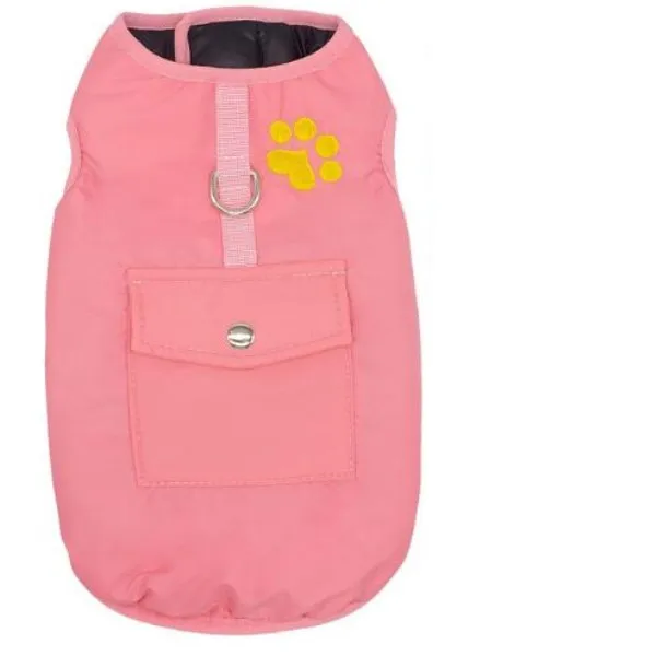 Winter Cotton Coat Pet Dog Clothes Pink - Shop at LoveMi