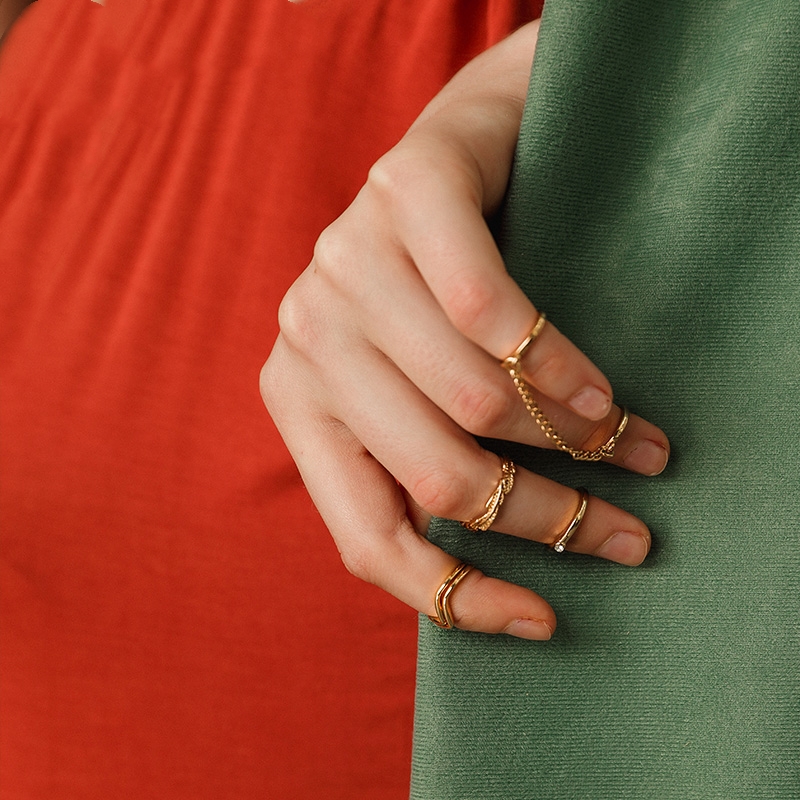 Knuckle ring female jewelry index finger ring