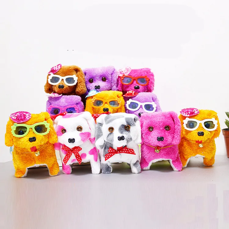 Electronic robot dog simulation teddy walking rope puppy – image 7