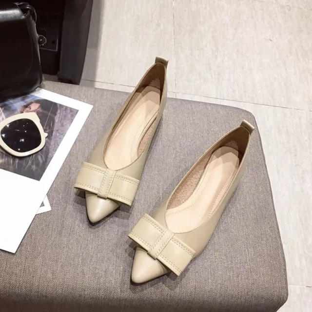 Spring new pointed pointed pumps Khaki - Shop at LoveMi