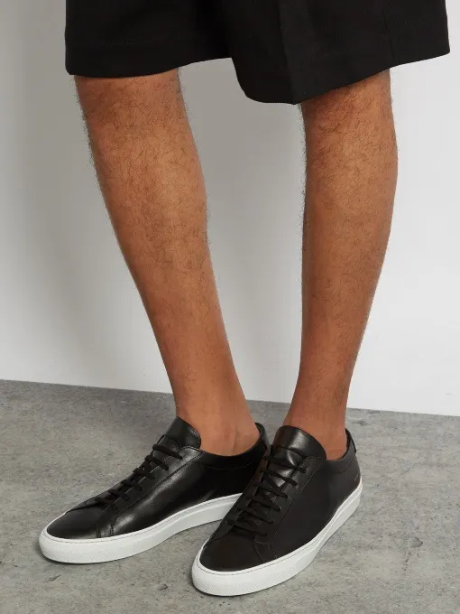 Genuine leather women's sneakers Black - Shop at LoveMi