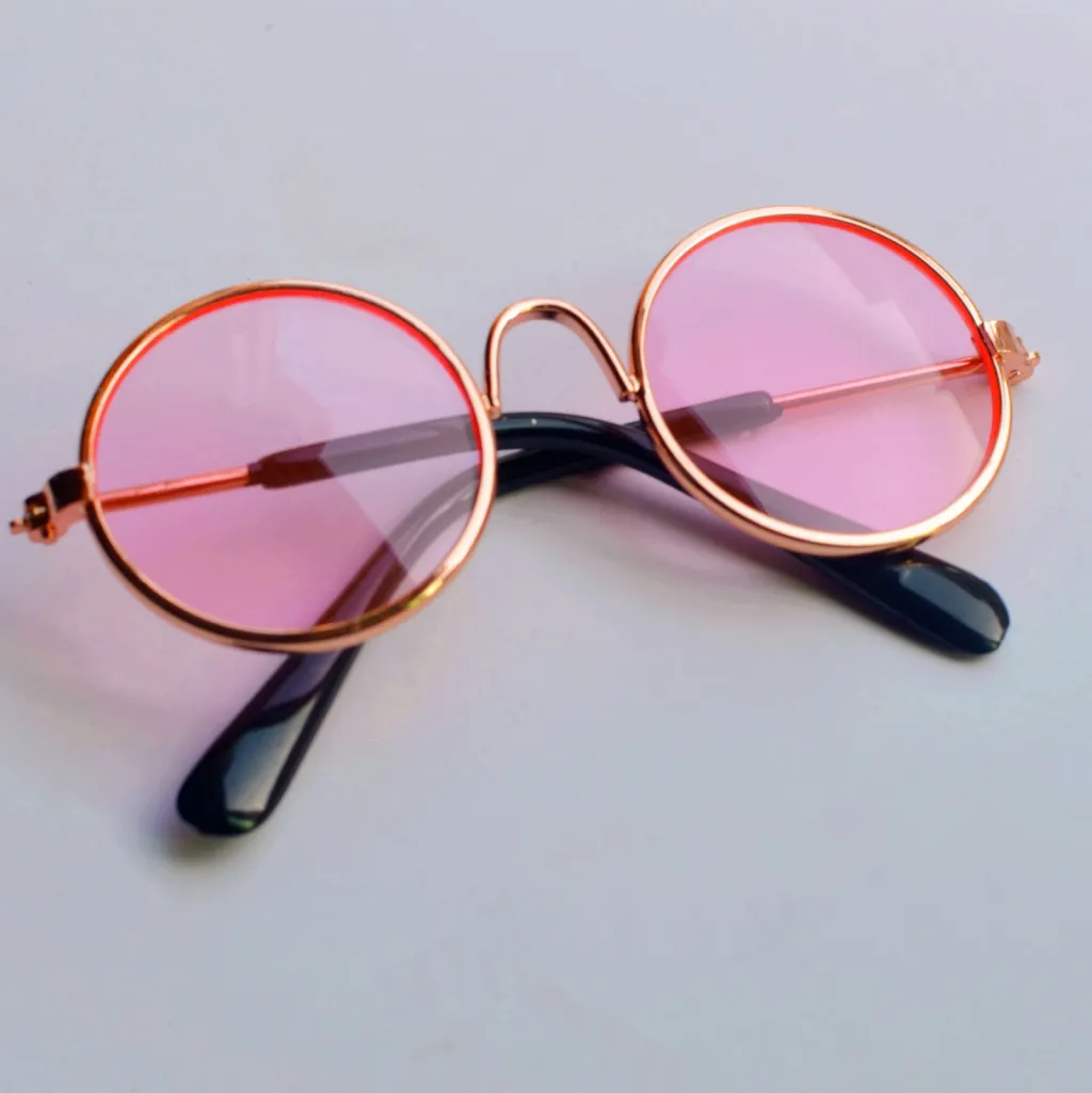 Pet photo glasses - Pink