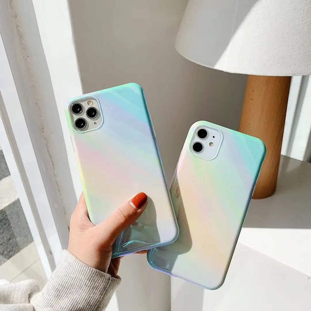 Simple Colorful Gradient Blu-ray Phone Case