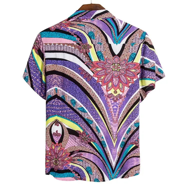 Floral Trend Short Sleeve Shirt Casual