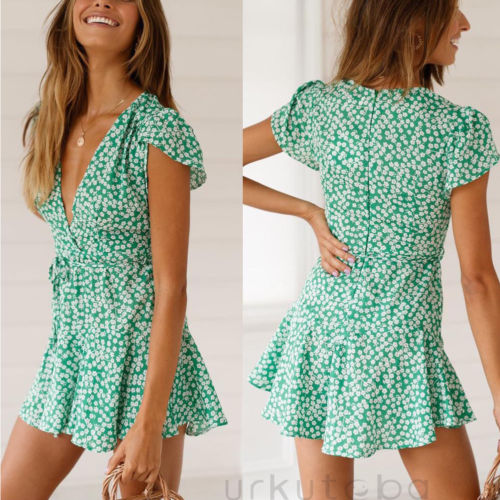 Printed lace dress