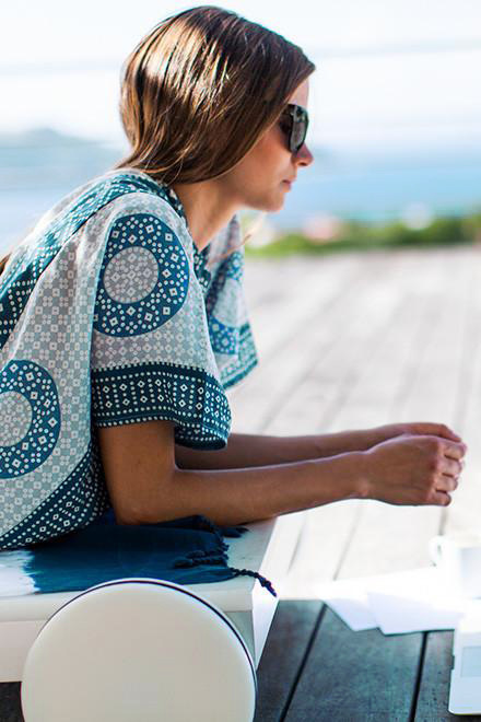 Quick-drying fabric positioning printed robe cover