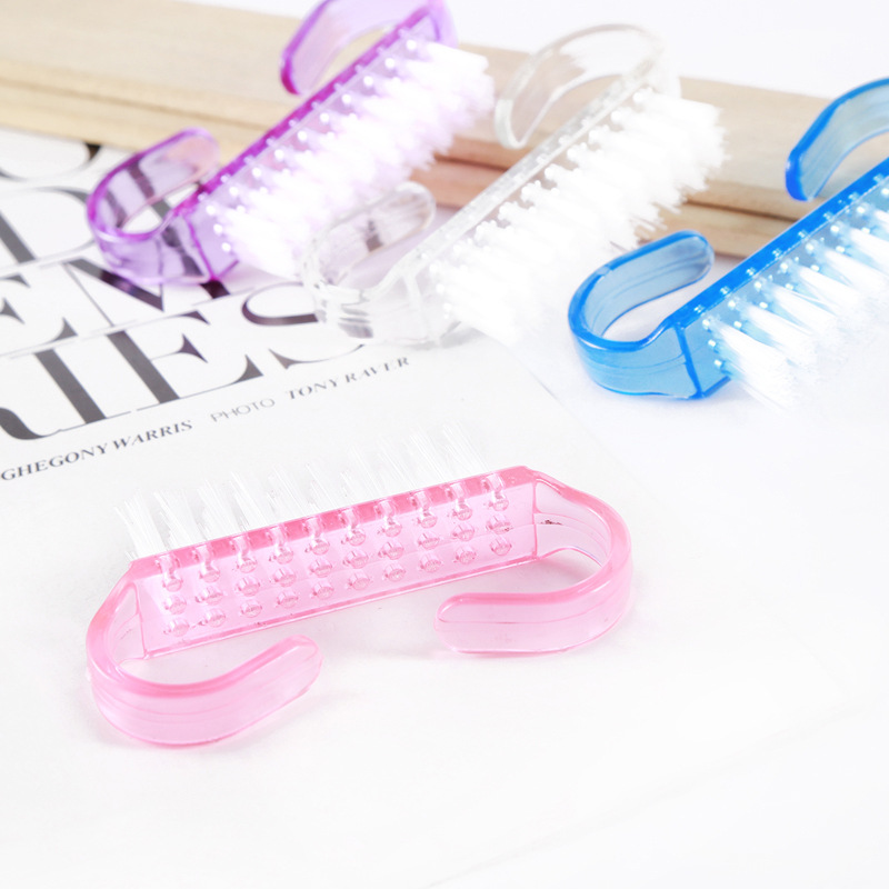 10 Pieces Nail Cleaning Clean Brush Hot sales Tool File Manicure Pedicure Soft Remove Dust Small Angle Clear Tools Sets