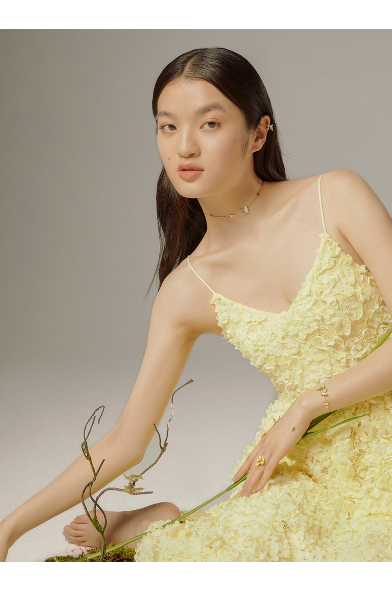 Butterfly necklace female ins simple frosty wind