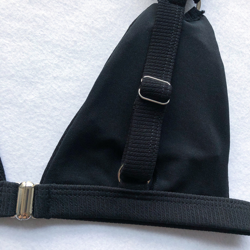 Pit Strip Bikini Sexy Triangle Ring Swimsuit