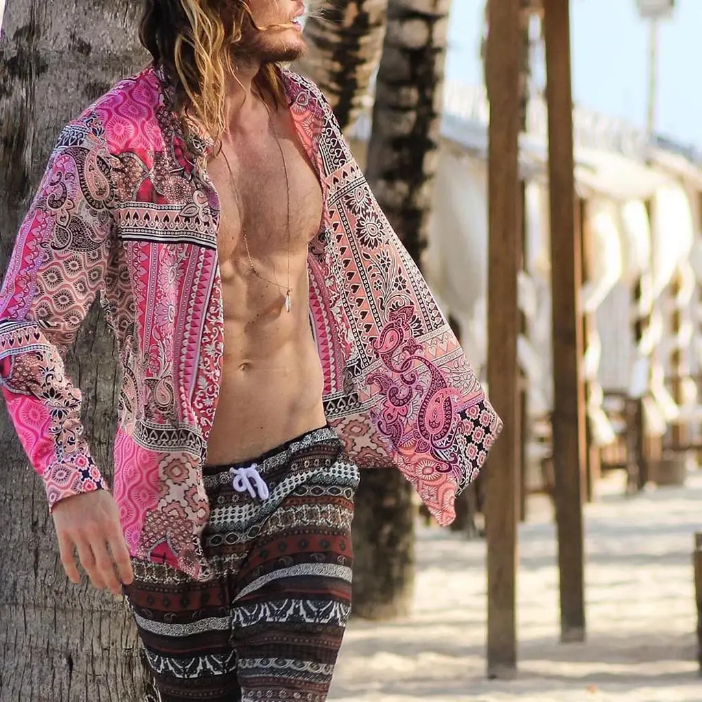 Retro casual men's shirts