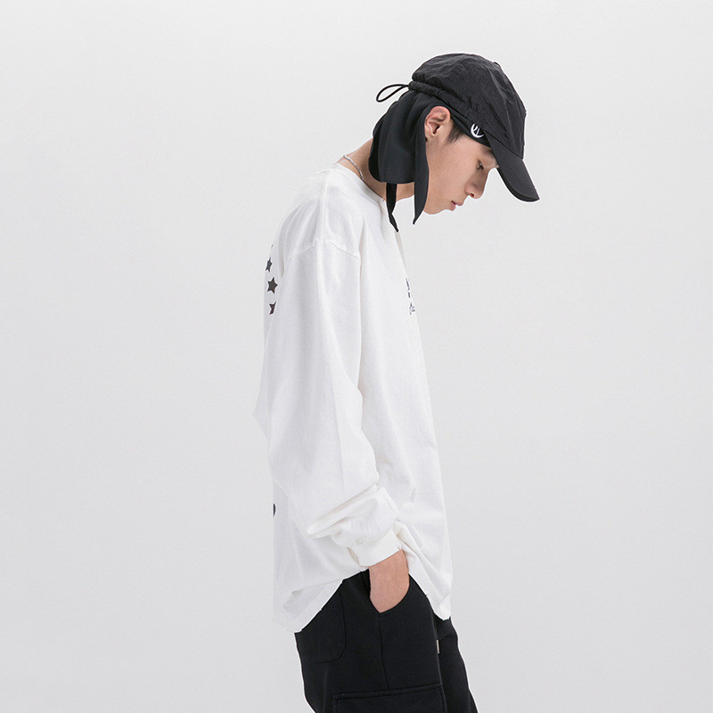 Oil painting print personality long sleeve