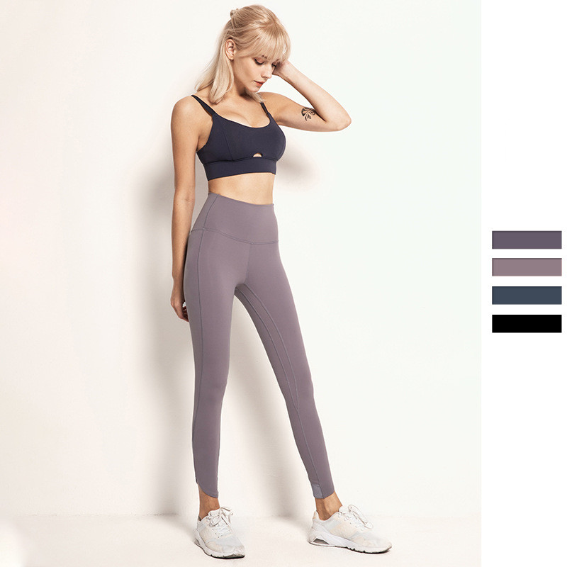 High Waist Nude Pocket Yoga Pants