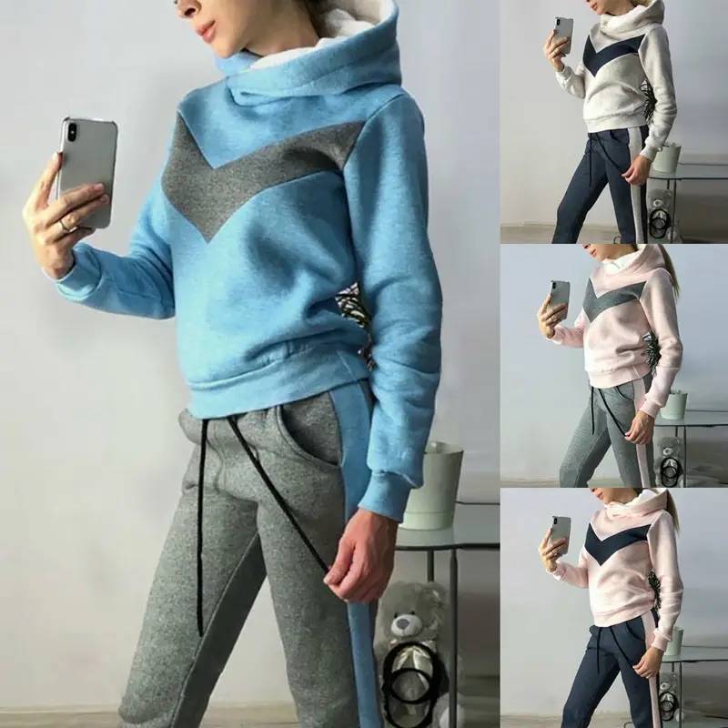 Casual fleece suit
