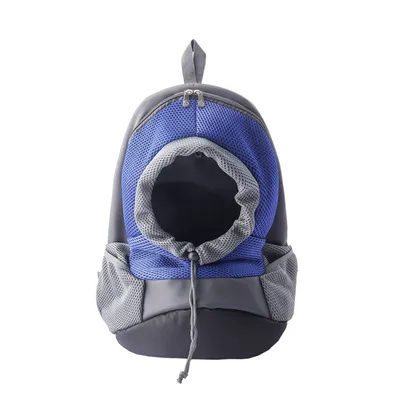 Backpack Pet Bag Multi Color Optional Comfortable And Breathable Mesh Woven Surface Travel Special Bag For Travel Blue - Shop at LoveMi