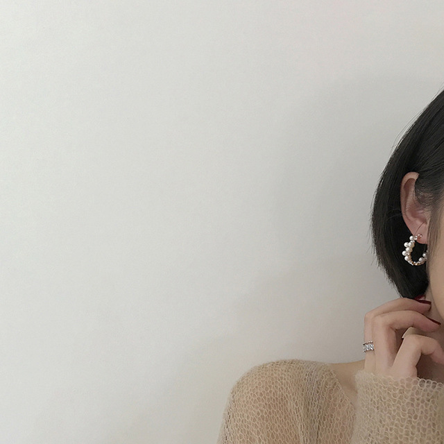 Personalized wild earrings pearl earrings