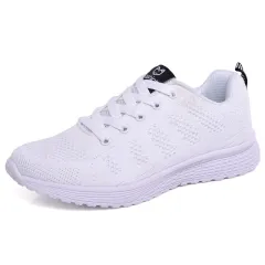Non-slip shopping shoes sneakers - White - View 1