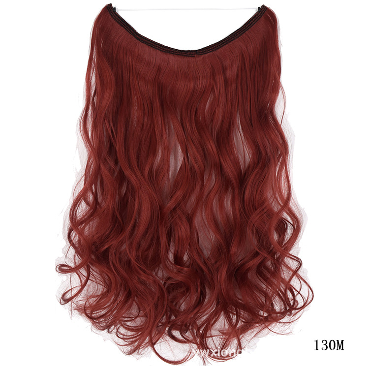 Extensiones de cabello Secret Fish Line postizos sedosos rectos sintéticos 22 pulgadas - Imagen 6 de 17