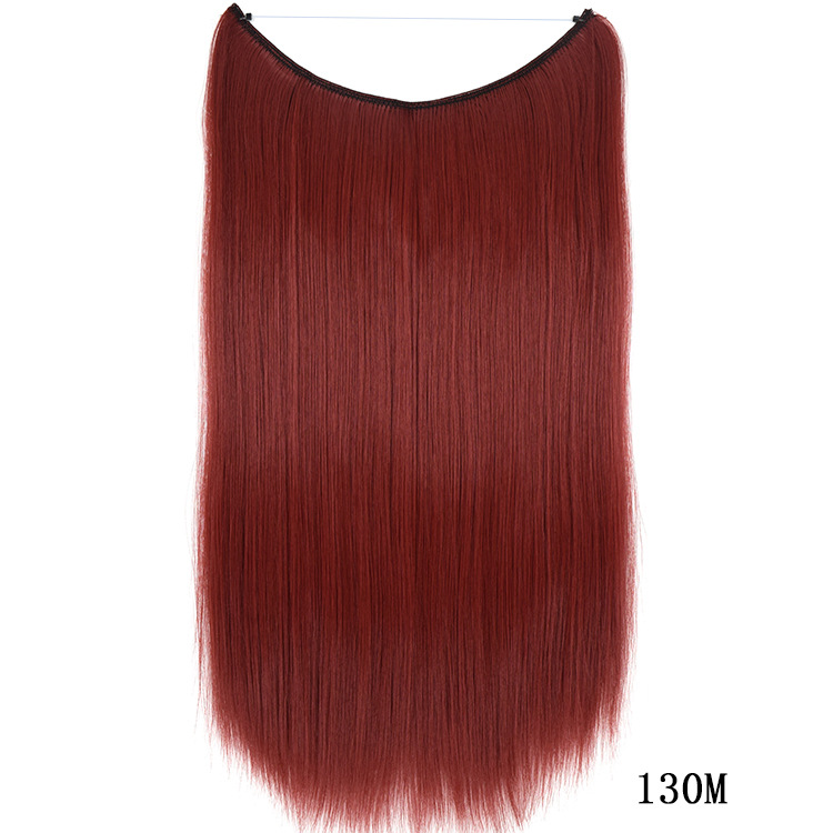 Extensiones de cabello Secret Fish Line postizos sedosos rectos sintéticos 22 pulgadas - Imagen 7 de 17