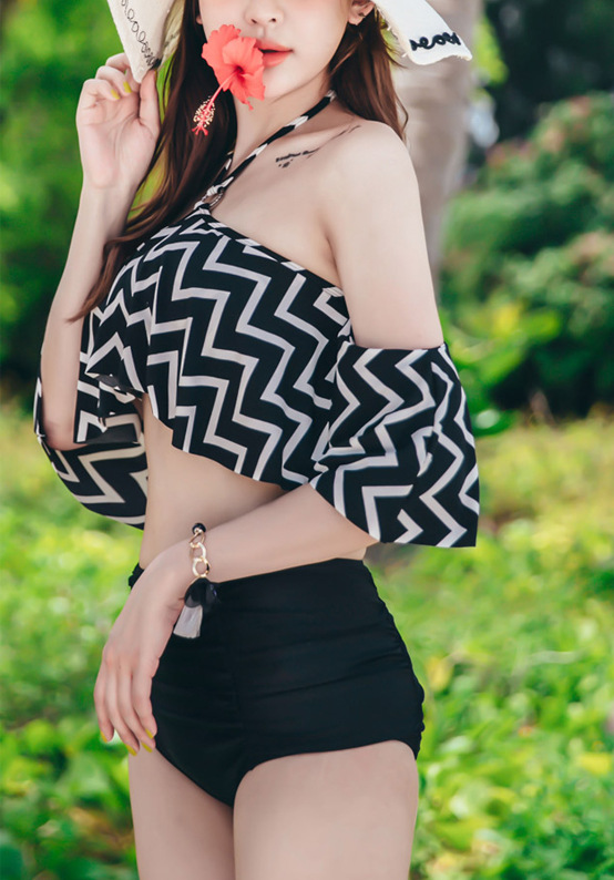 Three piece swimsuit