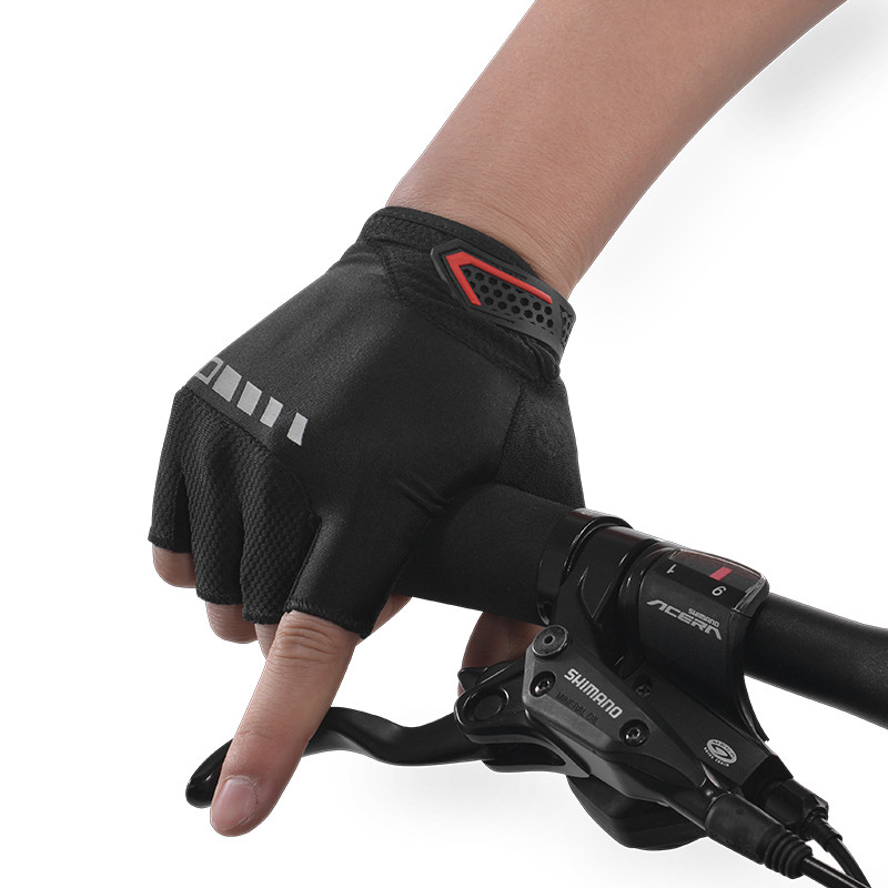 قفازات لليدين نصفية للتمارين وركوب الدراجات