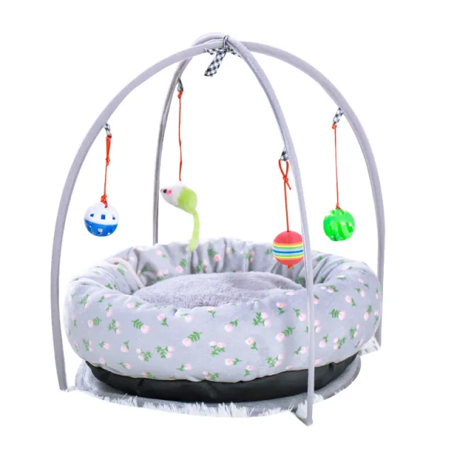 Four seasons universal cat tent nest multifunctional toy pet nest Grey - Shop at LoveMi