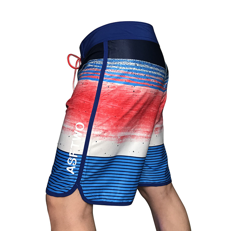 Surf print beach pants