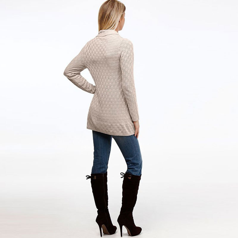 Oversized knitted cardigan