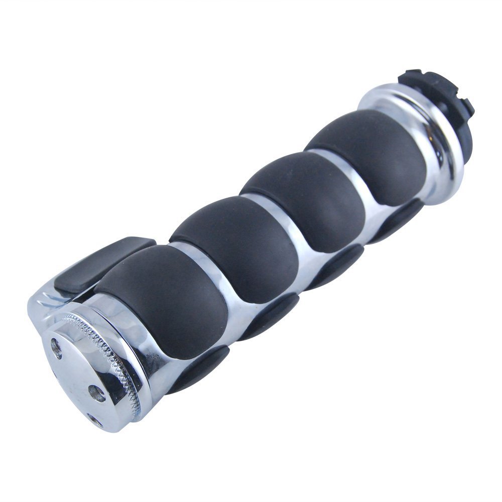 Metal handle grip with labor-saving cruise button