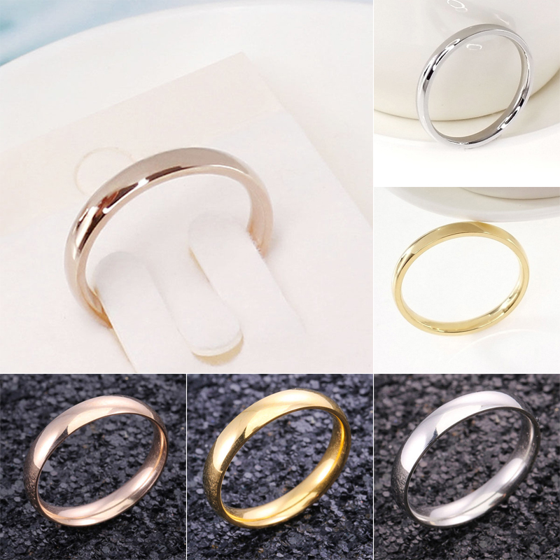 Rose gold golden ring jewelry