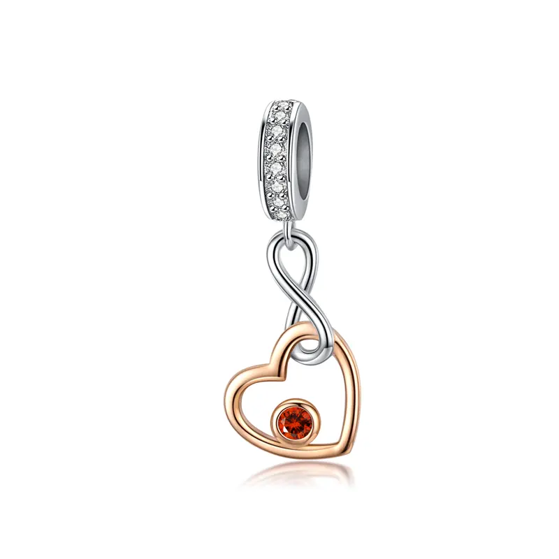 DIY Bracelet Necklace Rose Gold Pendant