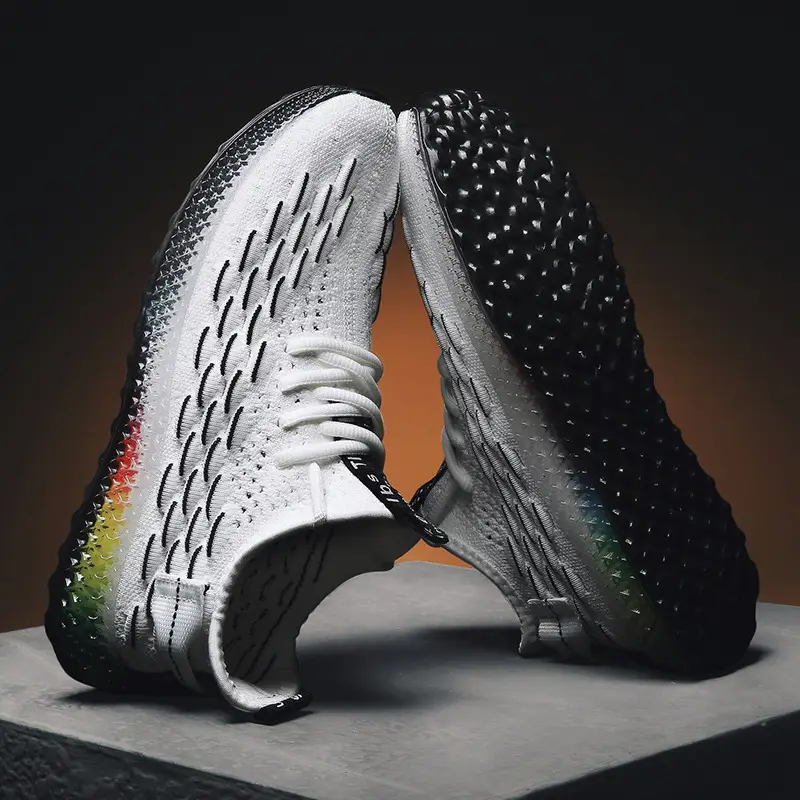 Running Fly Textured Fish Scale Booster Shoes
