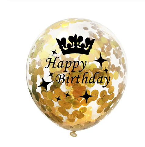 Balloons confetti balloon numbers Gold - Shop at LoveMi