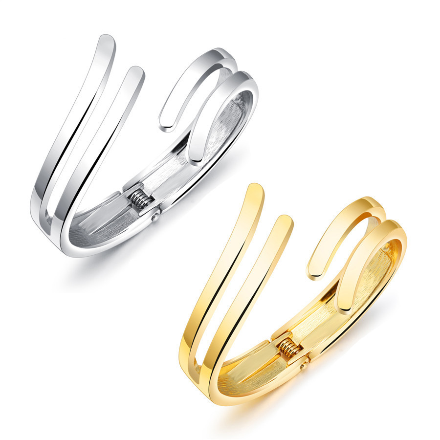 European and American style smooth opening bracelet