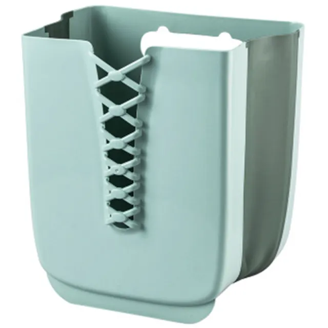 Wall mounted folding clothes storage basket Green - Shop at LoveMi