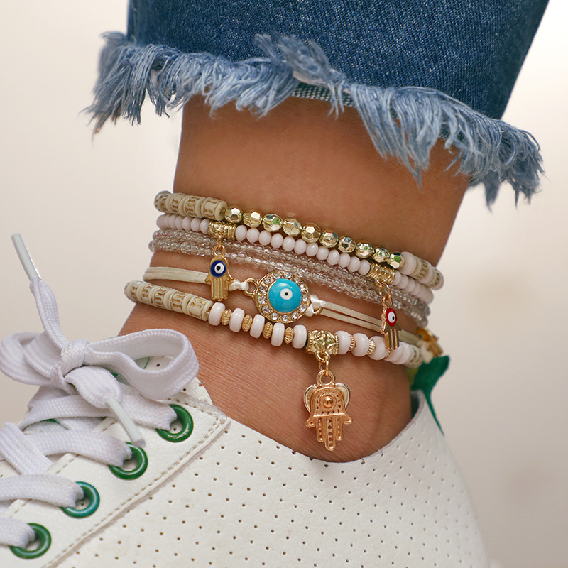 Bohemian six-piece bracelet