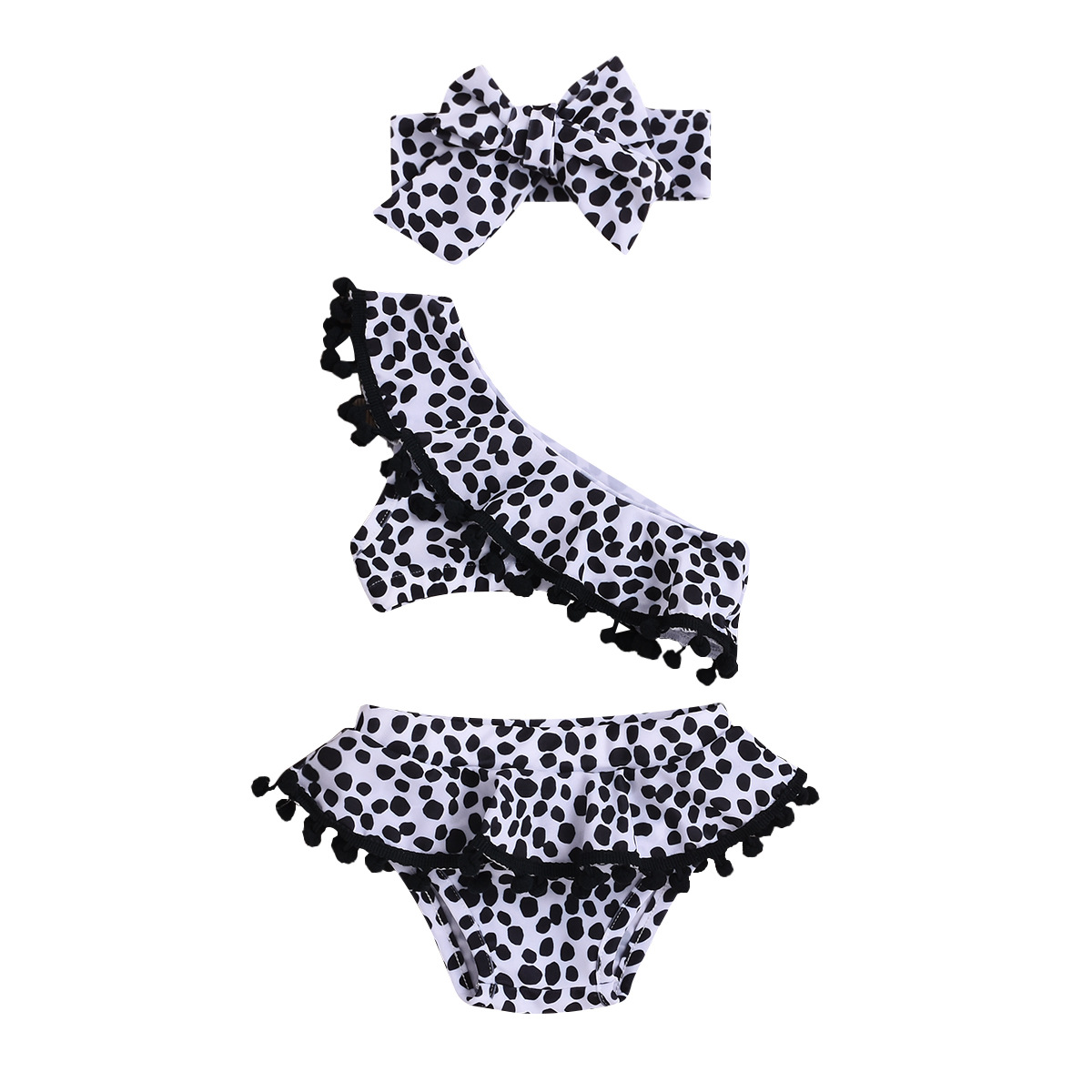 Girls' Leopard Swimsuit Set