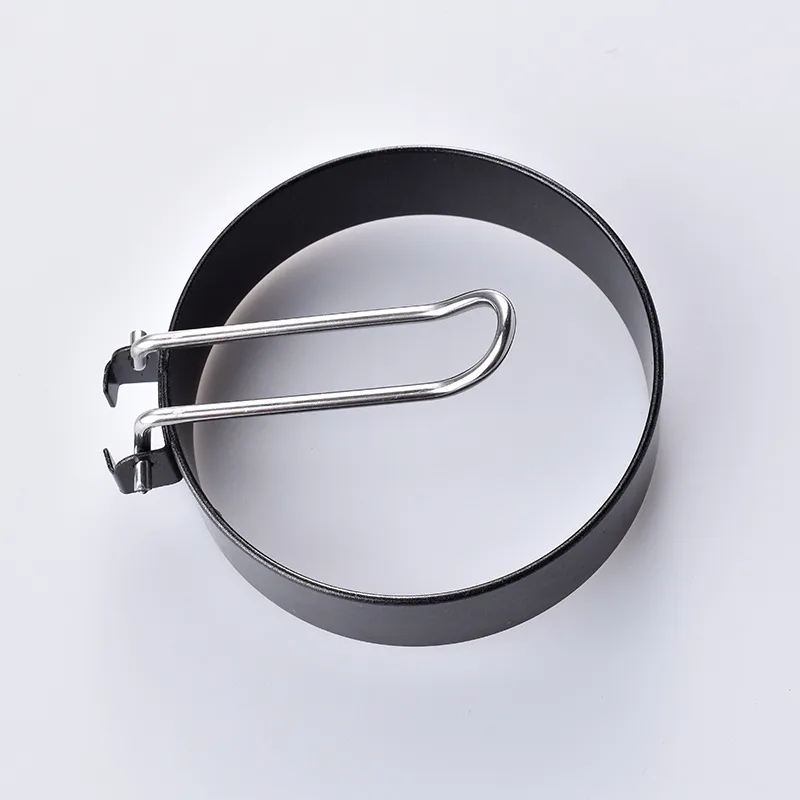 Stainless steel thickened and heightened omelette - Black